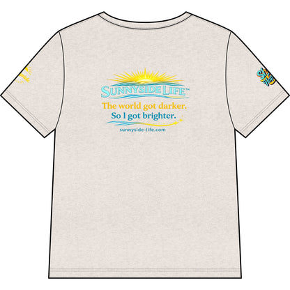 Accountability Looks Good on You™ V-neck T-shirt | Sunnyside Life™ Inspirational Tee