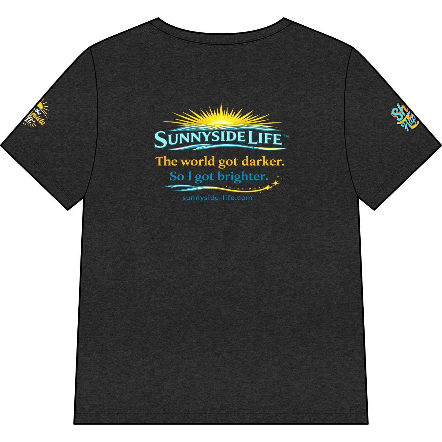Accountability Looks Good on You™ V-neck T-shirt | Sunnyside Life™ Inspirational Tee