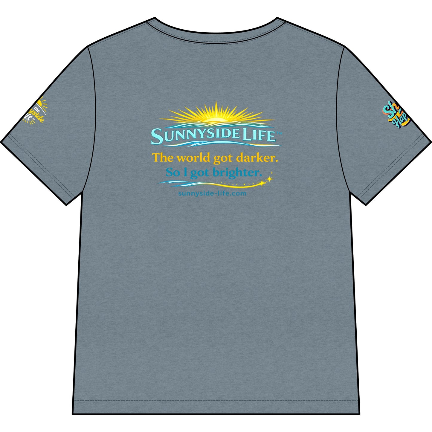 Accountability Looks Good on You™ V-neck T-shirt | Sunnyside Life™ Inspirational Tee