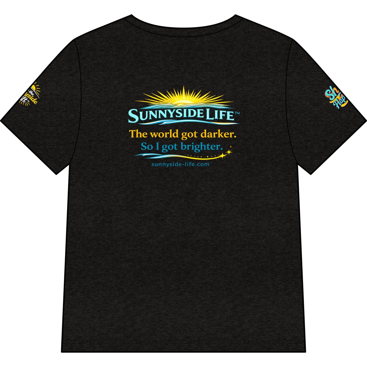 Accountability Looks Good on You™ V-neck T-shirt | Sunnyside Life™ Inspirational Tee