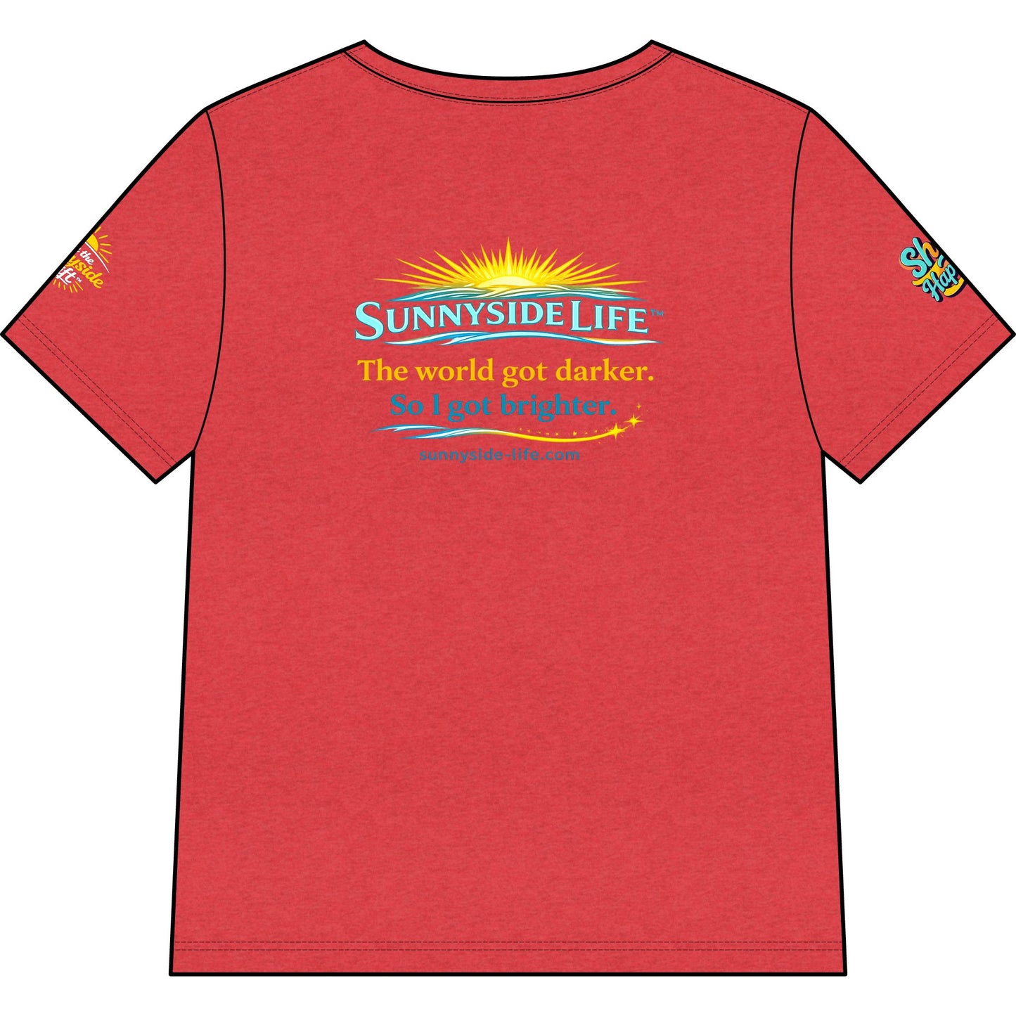 Accountability Looks Good on You™ V-neck T-shirt | Sunnyside Life™ Inspirational Tee