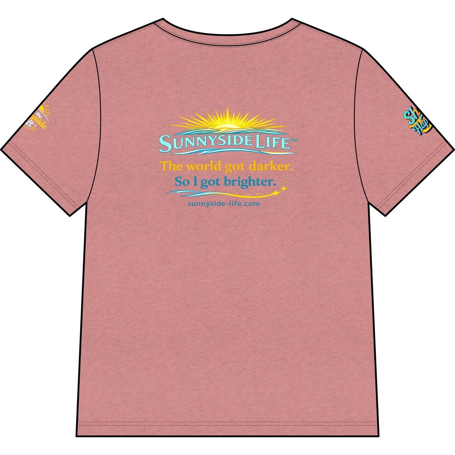 Accountability Looks Good on You™ V-neck T-shirt | Sunnyside Life™ Inspirational Tee