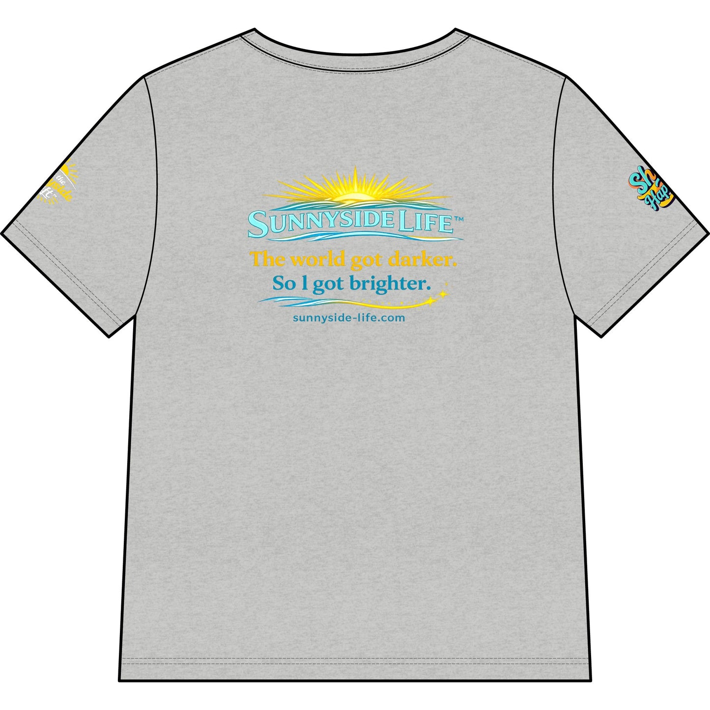 Accountability Looks Good on You™ V-neck T-shirt | Sunnyside Life™ Inspirational Tee