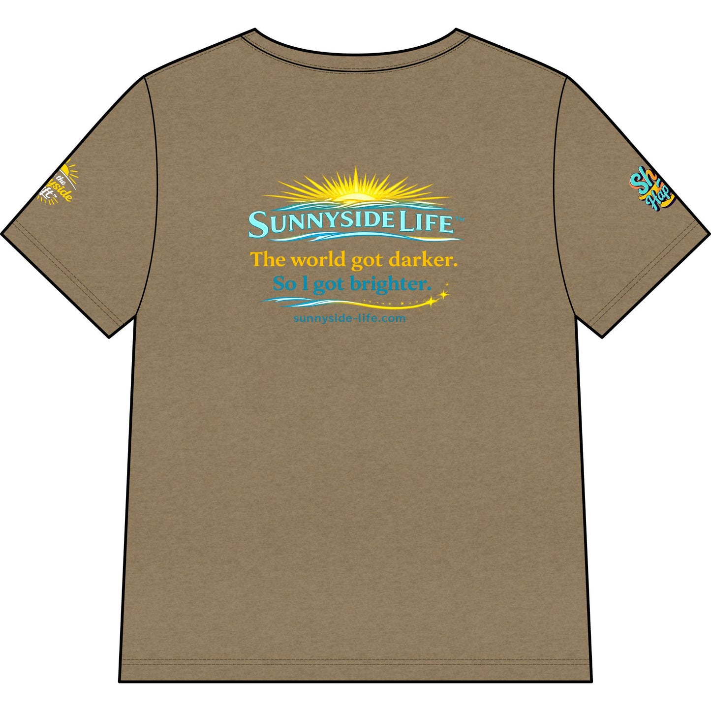 Accountability Looks Good on You™ V-neck T-shirt | Sunnyside Life™ Inspirational Tee