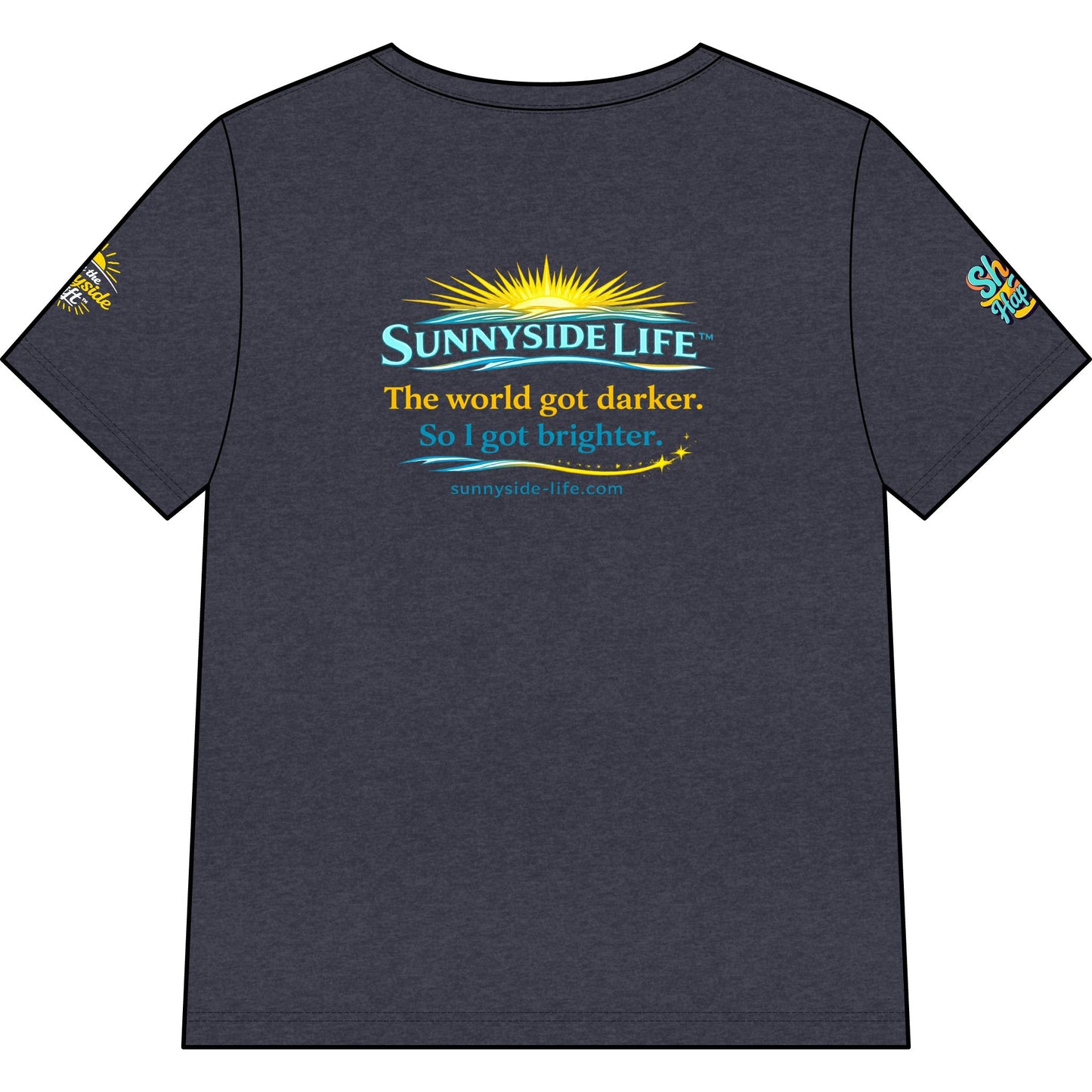 Accountability Looks Good on You™ V-neck T-shirt | Sunnyside Life™ Inspirational Tee