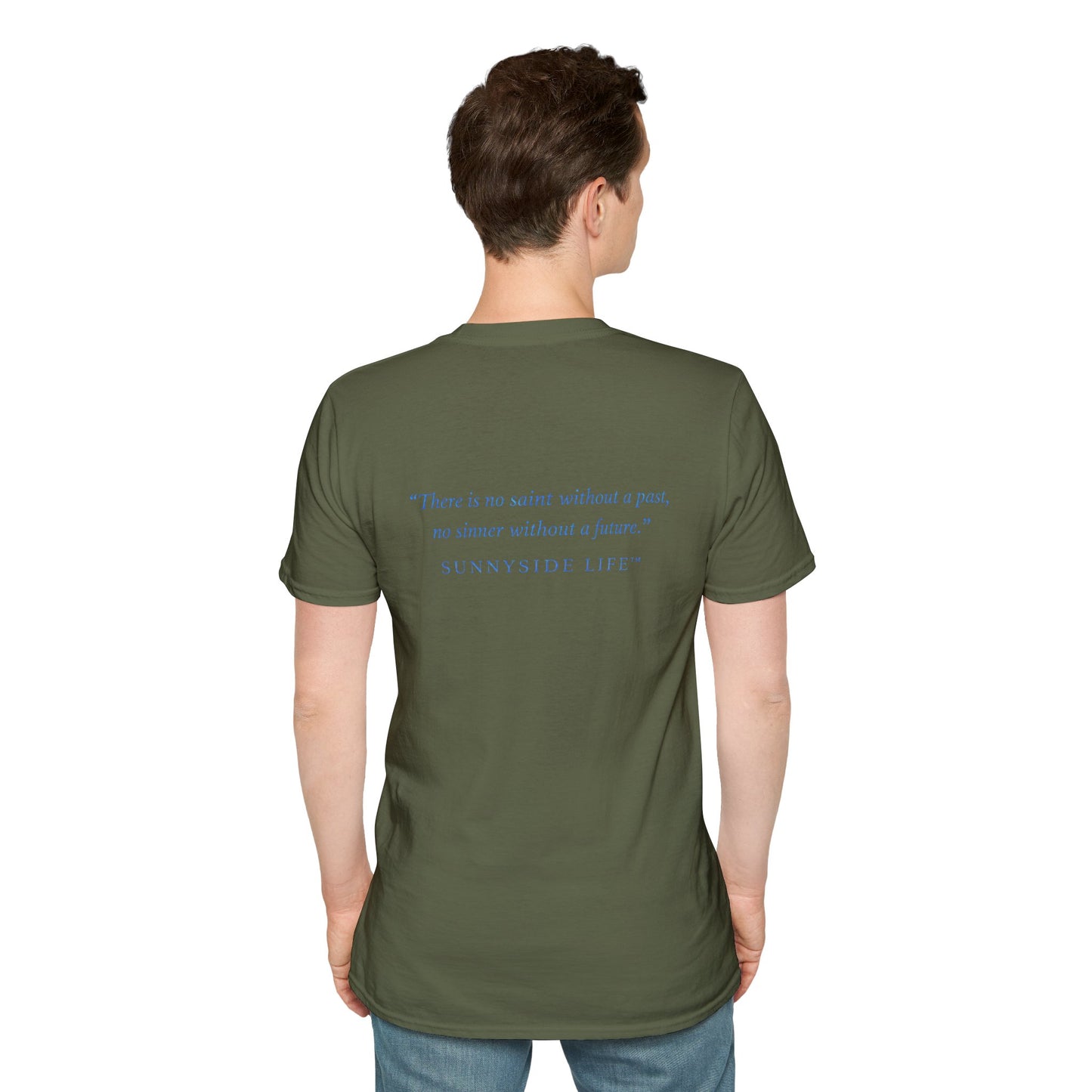 Trust Surrender Walk Abide Persevere™ Womens V-Neck Tee | Catholic Inspirational Shirt | Sunnyside Life™