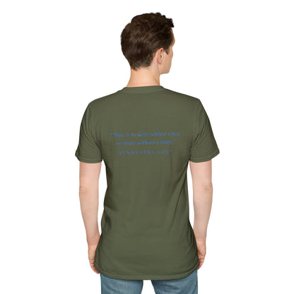 Trust Surrender Walk Abide Persevere™ Womens V-Neck Tee | Catholic Inspirational Shirt | Sunnyside Life™