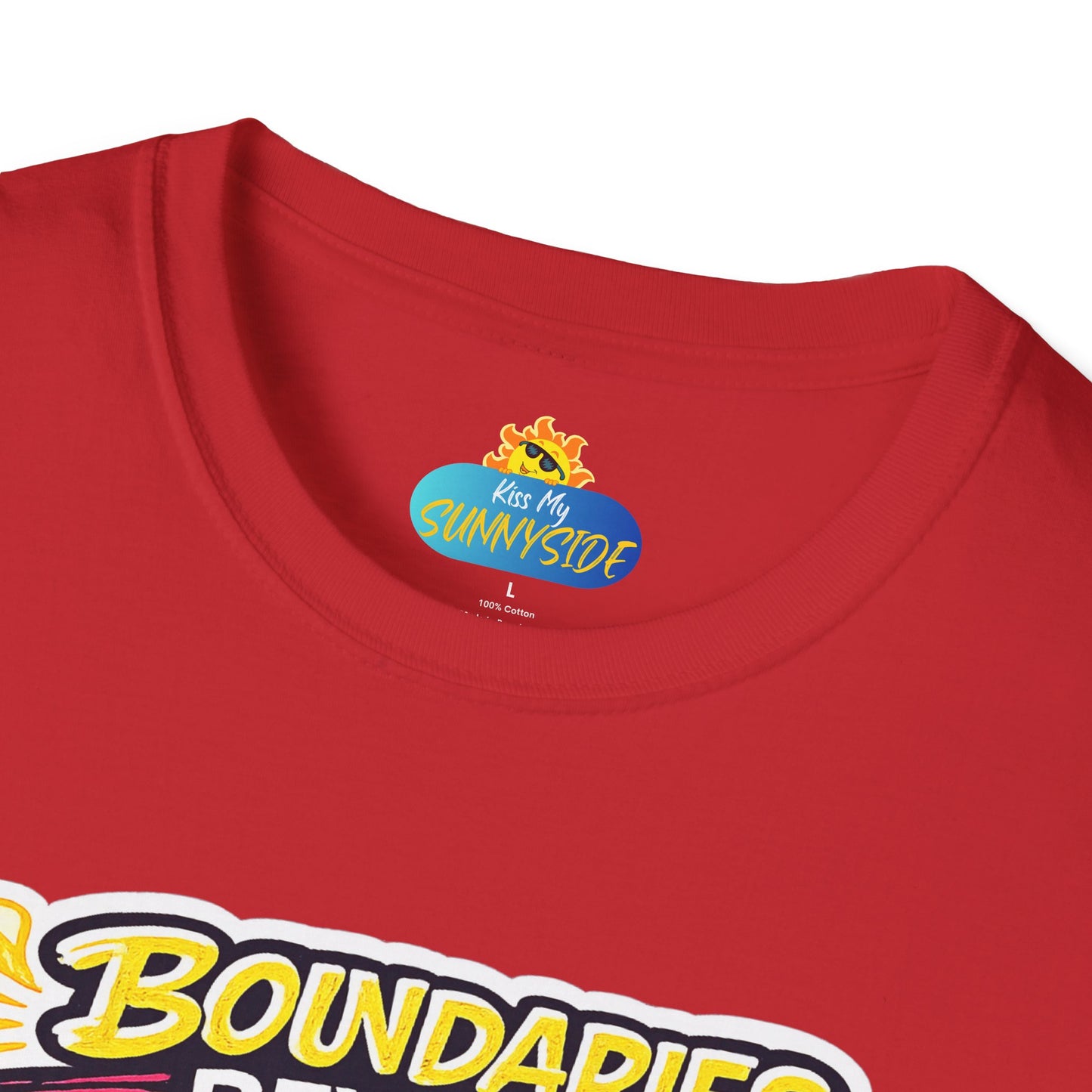 Boundaries Reveal Intentions™ Graphic Tee | Emotional Health Statement Shirt | Sunnyside Life™