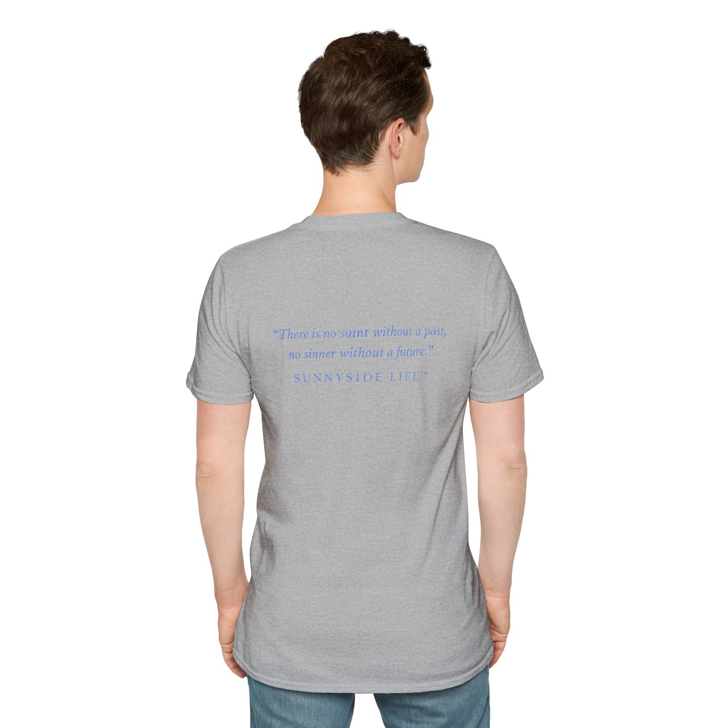 Trust Surrender Walk Abide Persevere™ Womens V-Neck Tee | Catholic Inspirational Shirt | Sunnyside Life™