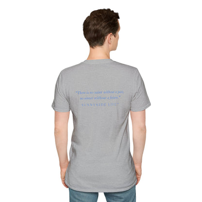 Trust Surrender Walk Abide Persevere™ Womens V-Neck Tee | Catholic Inspirational Shirt | Sunnyside Life™