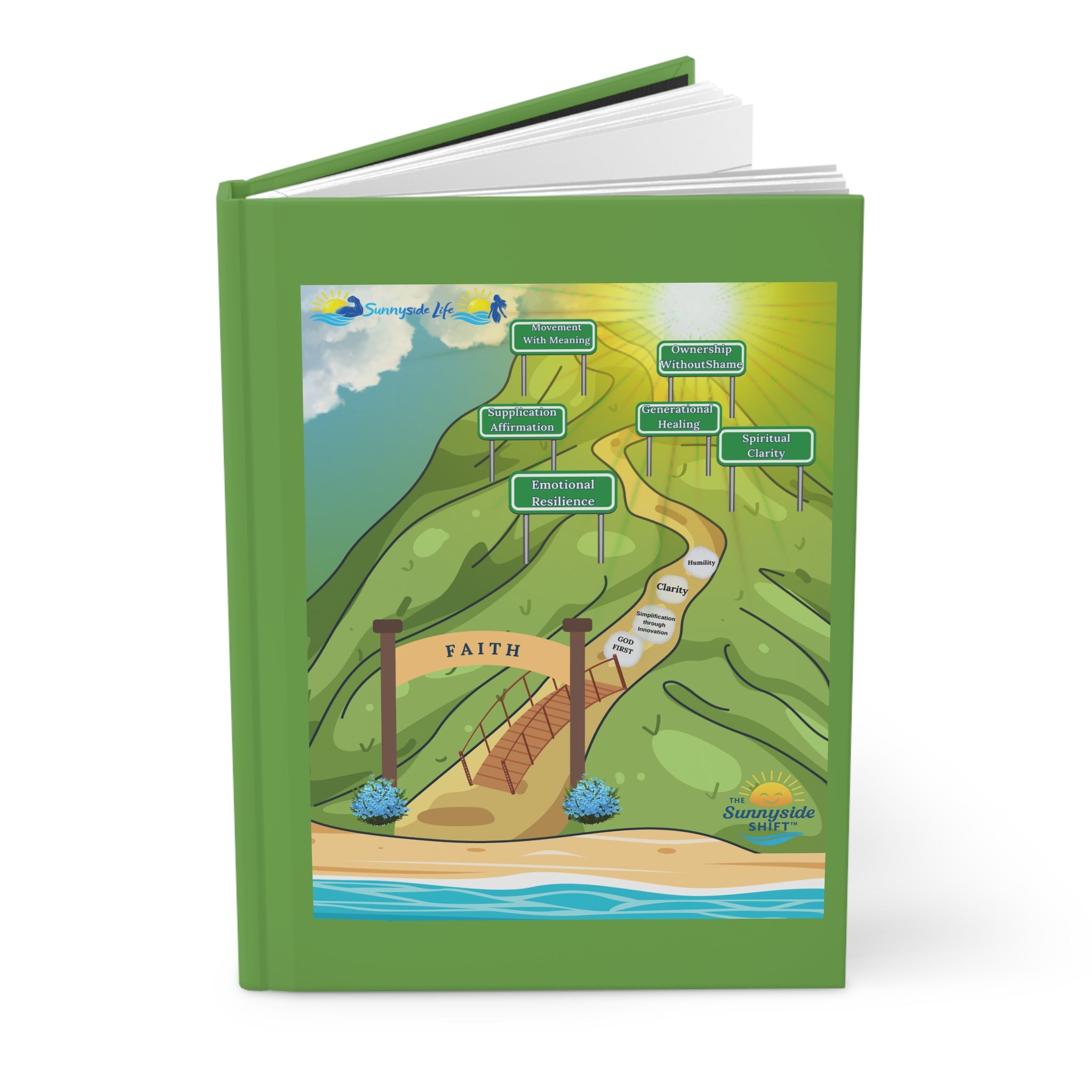 The Shift Mountain Hardcover Journal — Your Illustrated Sunnyside Shift Roadmap