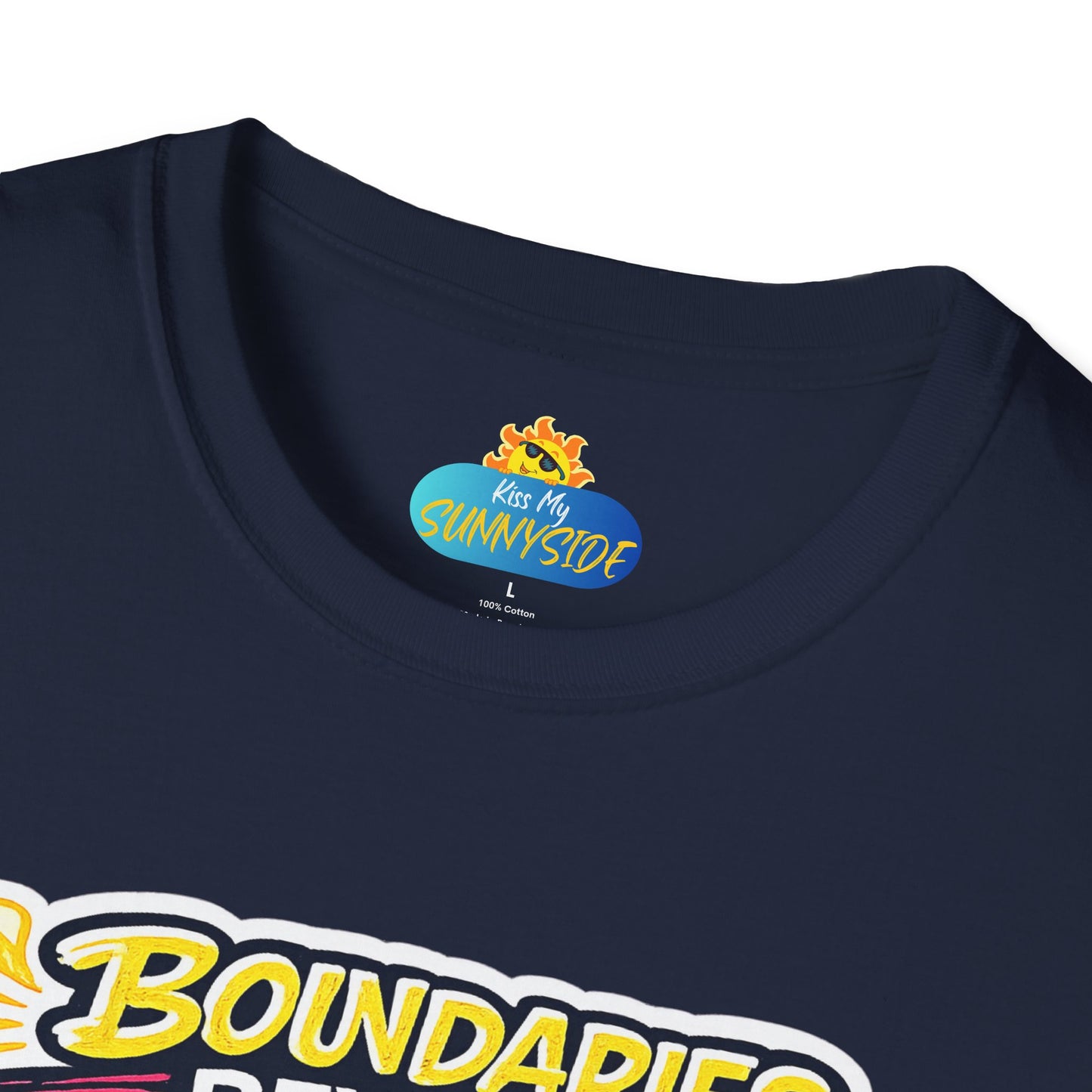 Boundaries Reveal Intentions™ Graphic Tee | Emotional Health Statement Shirt | Sunnyside Life™