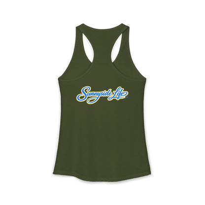 Authenticity Is Free™ Women’s Racerback Tank | Inspirational Graphic Tank | Sunnyside Life™