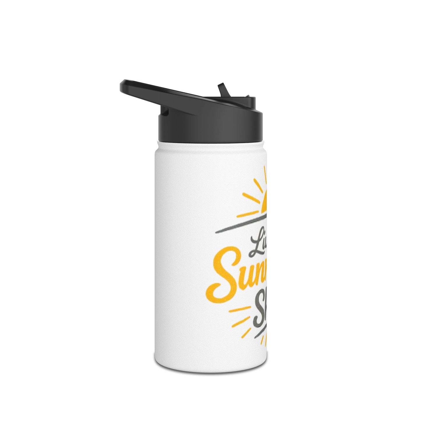 Live The Sunnyside Shift Stainless Steel Water Bottle — Motivational Hydration