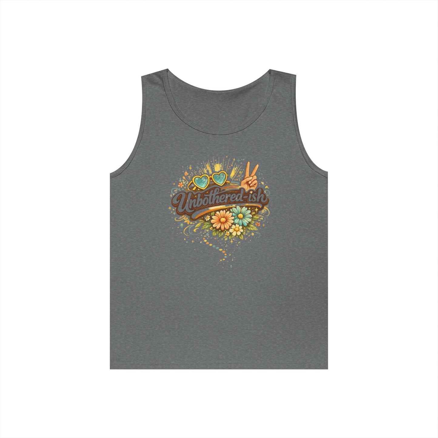 Unbothered-ish / Kiss My Sunnyside Tank — Relaxed Tank Top