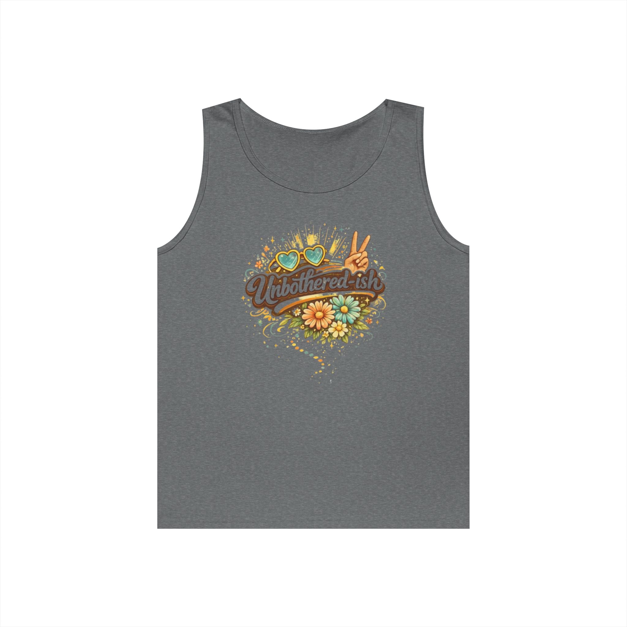 Unbothered-ish / Kiss My Sunnyside Tank — Relaxed Tank Top