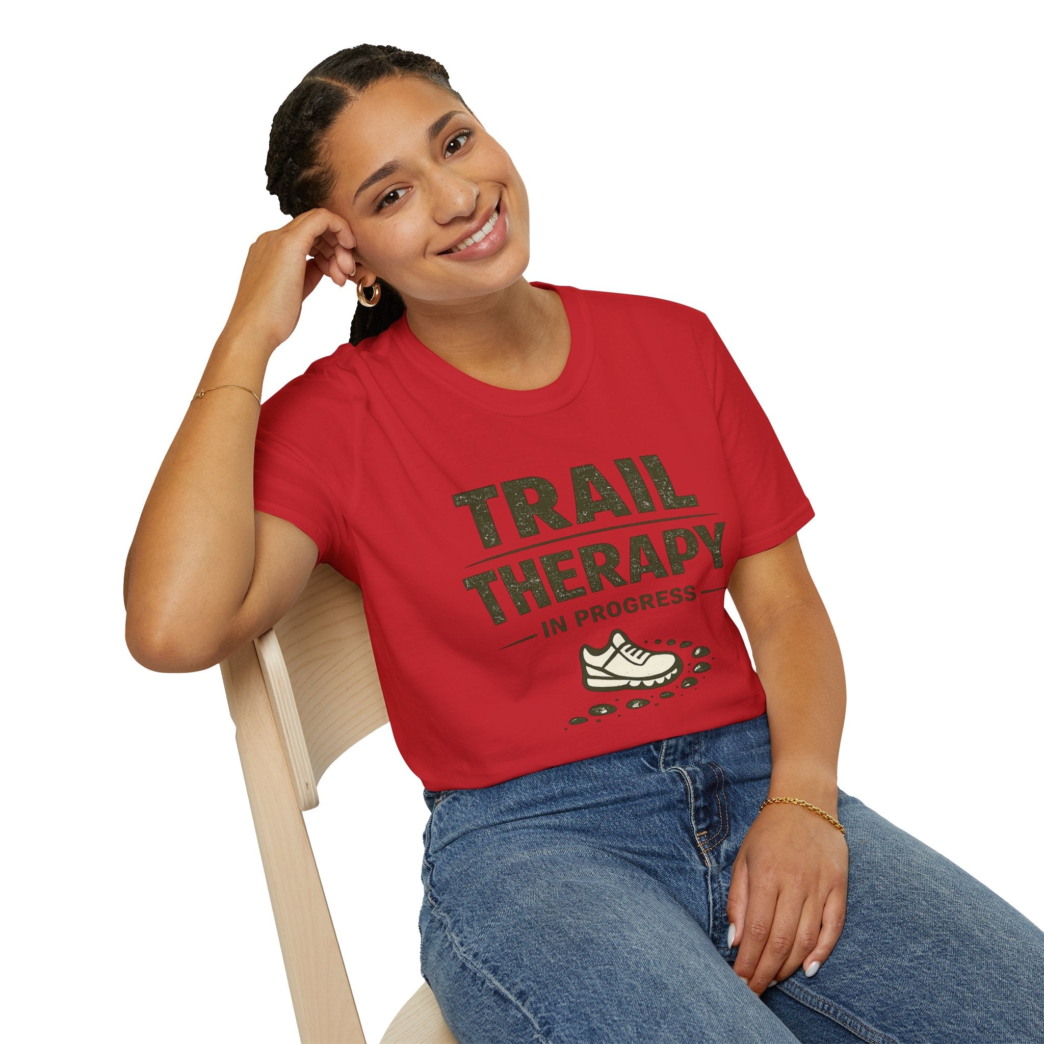 Trail Therapy T-Shirt — "Trail Therapy In Progress" Hiking Shirt