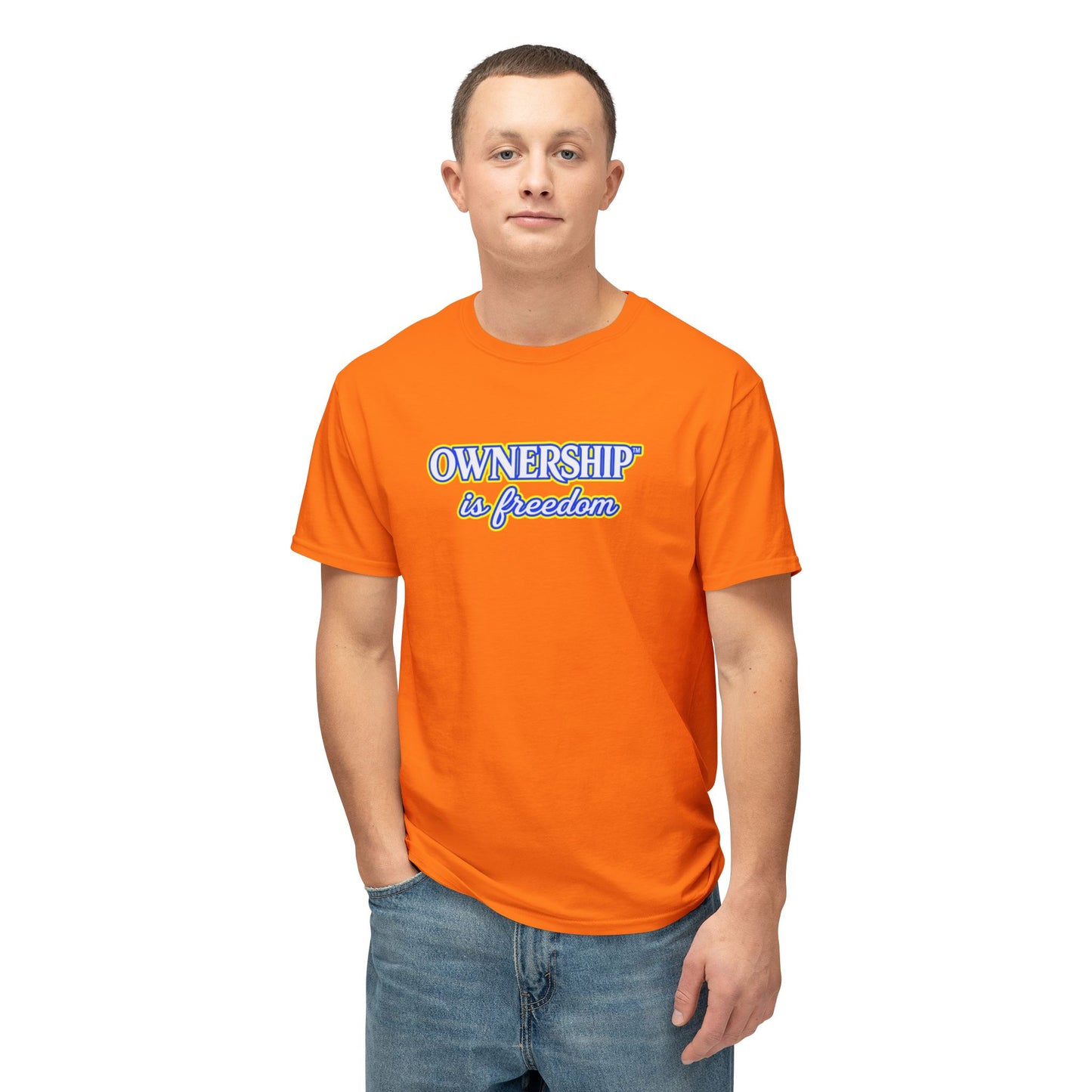 OWNERSHIP IS FREEDOM™ Unisex T-Shirt | Personal Growth Graphic Tee | Self-Leadership Shirt | Inspirational Quote Apparel | Sunnyside Life™